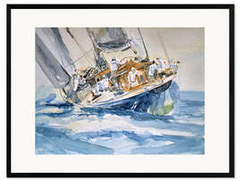 Framed art print Regatta - Topaz - Matthias Kriesel
