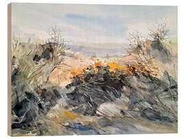 Holzbild Herbststimmung in den Dünen - Matthias Kriesel