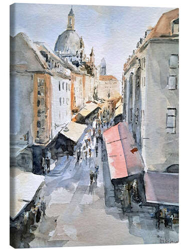 Quadro em tela Dresden, Münzgasse