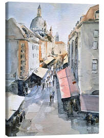 Canvas print Dresden, Münzgasse - Matthias Kriesel