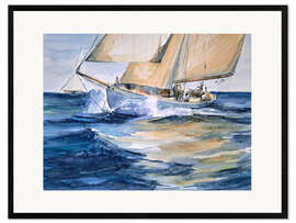 Framed art print I am sailing