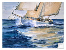 Naklejka na ścianę I am sailing