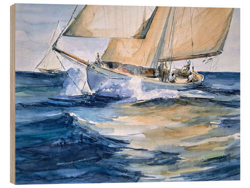 Holzbild I am sailing
