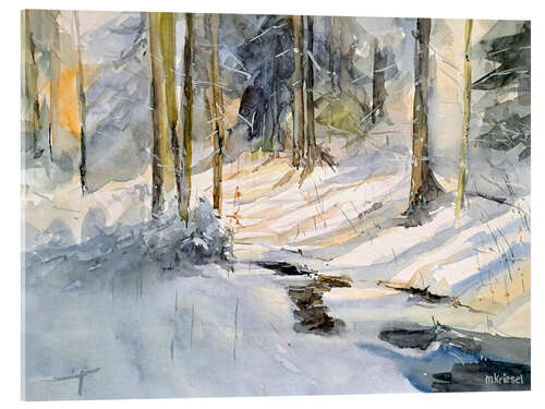 Acrylic print Winter light