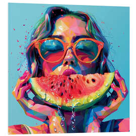 Hartschaumbild Summer Enjoyment - Maria Tuzhilkina