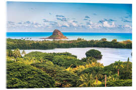 Acrylglas print Kaneohe Bay in Oahu Island - Chiara Salvadori