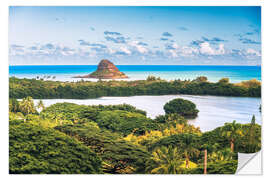 Wandsticker Kaneohe Bay auf der Insel Oahu - Chiara Salvadori