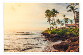 Taulu The Turtle Bay at the sunset, Oahu - Chiara Salvadori