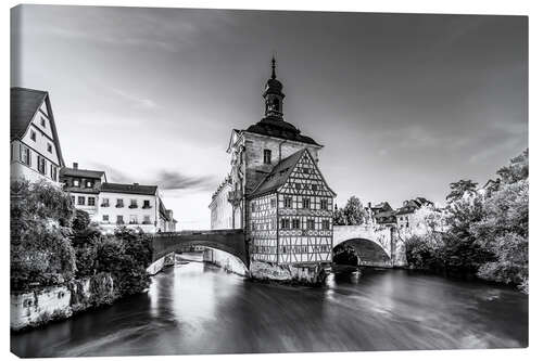 Leinwandbild Altes Rathaus in Bamberg