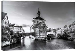 Leinwandbild Altes Rathaus in Bamberg - Dieterich Fotografie