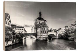Cuadro de madera Old Town Hall in Bamberg - Dieterich Fotografie