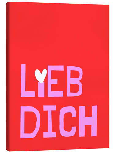 Tableau sur toile Lieb dich