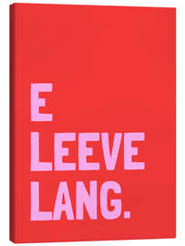 Tableau sur toile E leeve lang - Ohkimiko