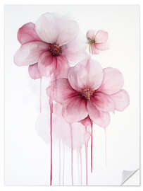 Sticker mural Tears of Flowers