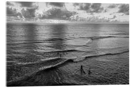 Akrylglastavla Surfers out in the ocean, Siargao, Philippines