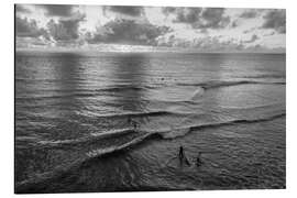 Magnettafel Surfer im Meer, Siargao, Philippinen