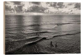Trebilde Surfers out in the ocean, Siargao, Philippines