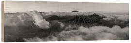 Tableau en bois Mount Bromo panorama, Indonesia - Matteo Colombo