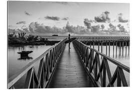 Gallery Print Surfer auf dem Steg, Siargao, Philippinen