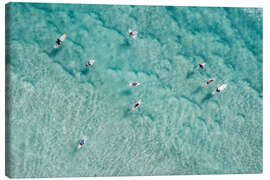 Lienzo Surfers waiting for the wave - Matteo Colombo