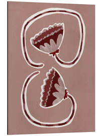 Alubild Zarte Blüte I - Shatha Dafai