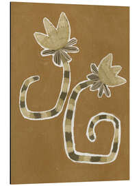 Alubild Zarte Blüte II