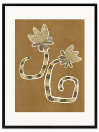 Gerahmter Kunstdruck Zarte Blüte II