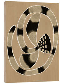 Holzbild Zarte Blüte III