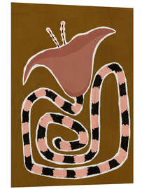 Hartschaumbild Zarte Blüte V