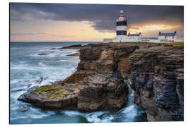 Cuadro de aluminio Rocky coast with Hook Head lighthouse, Ireland - Moqui, Daniela Beyer