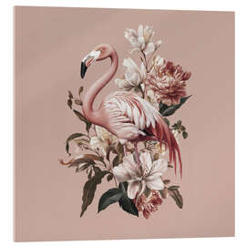 Acrylic print Vintage Flamingo - Andrea Haase