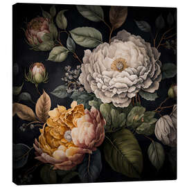 Obraz na płótnie Vintage Baroque Peonies