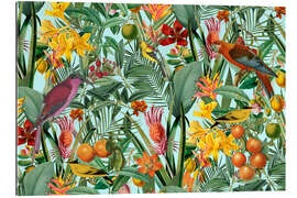 Stampa su plexi-alluminio Tropical Fruit Paradise