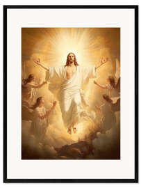 Impression artistique encadrée Easter Resurrection Jesus - TAlex