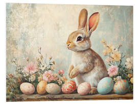 PVC-taulu Vintage Easter Bunny with Eggs
