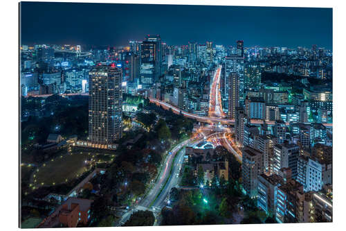 Gallery print Tokyo at night