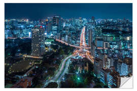 Wall sticker Tokyo at night