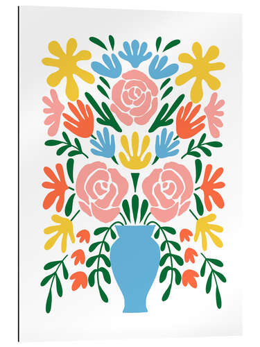 Stampa su plexi-alluminio Naive floral bouquet