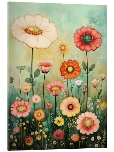 Obraz na szkle akrylowym Summer Flowers