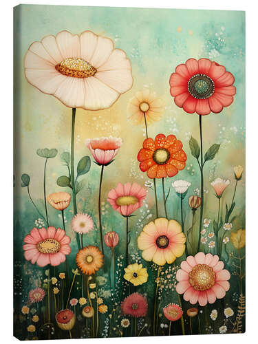 Leinwandbild Sommerblumen