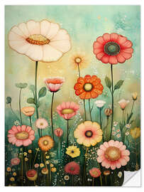 Naklejka na ścianę Summer Flowers