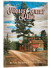 Akrylbilde Todays Country Radio - Georg Huber