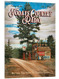 Cuadro de PVC Todays Country Radio - Georg Huber