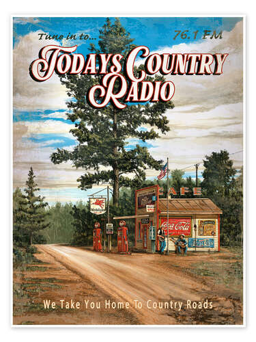 Plakat Todays Country Radio