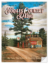 Sticker mural Todays Country Radio - Georg Huber