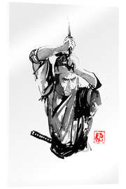 Tableau en verre acrylique Toshiro en garde - Péchane