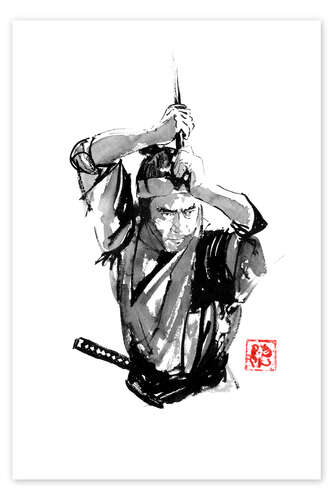 Plakat Toshiro en garde