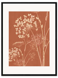 Impresión de arte enmarcada Wildflowers I