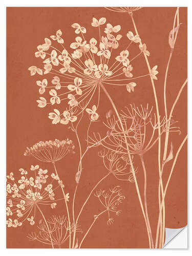 Wandsticker Wildblumen I