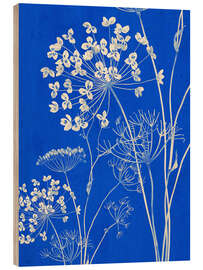 Wood print Wildflowers II